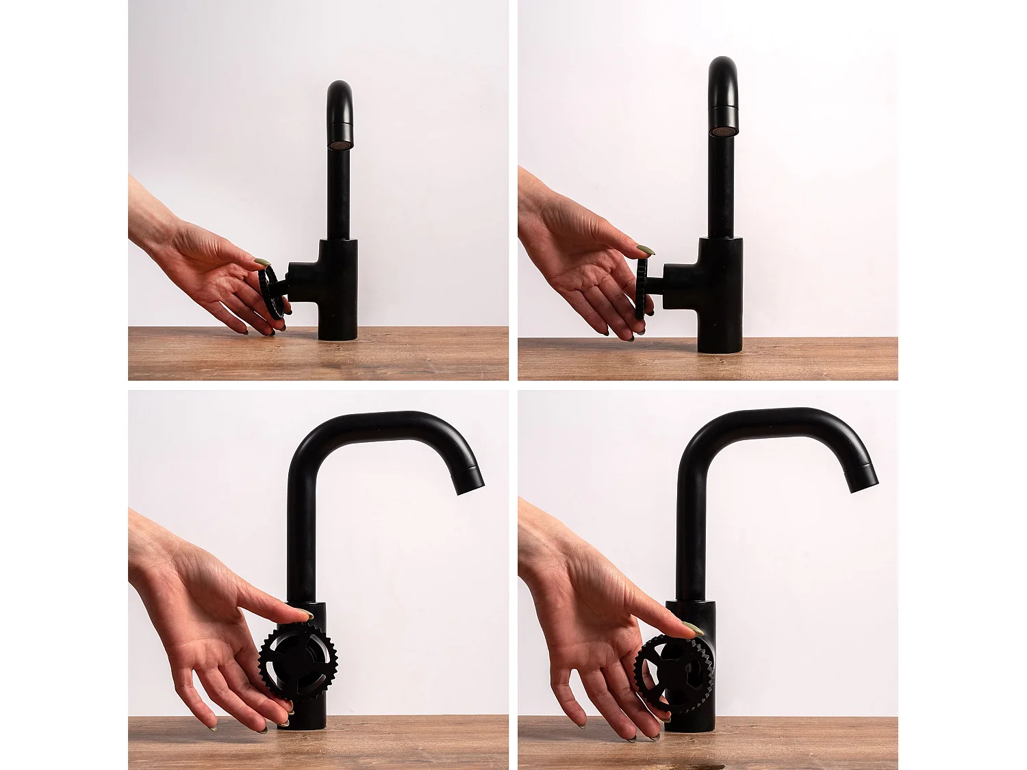 Robinet De Lavabo Rea Vertigo High Black