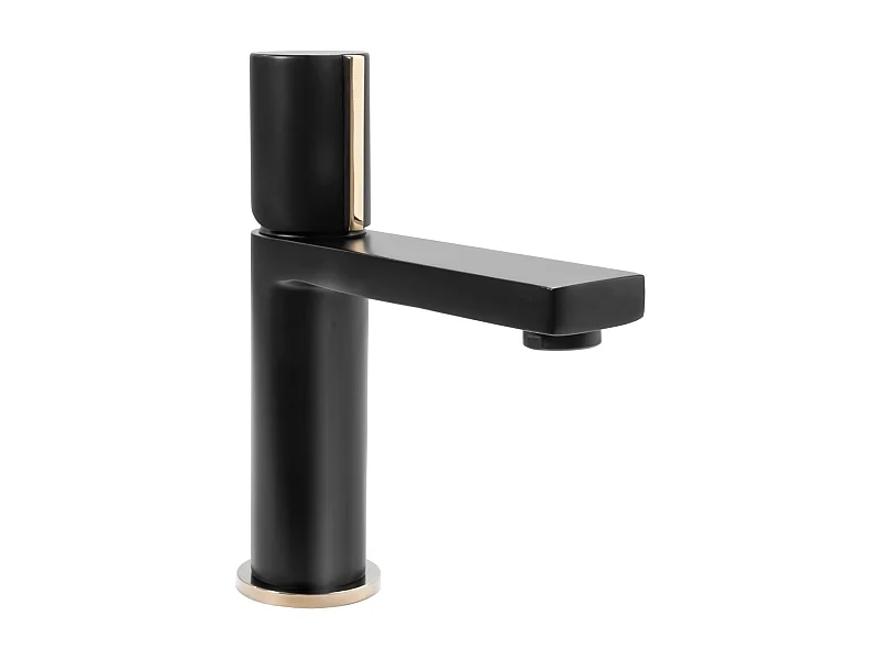 Wastafelkraan Rea Icon Low Black/Gold