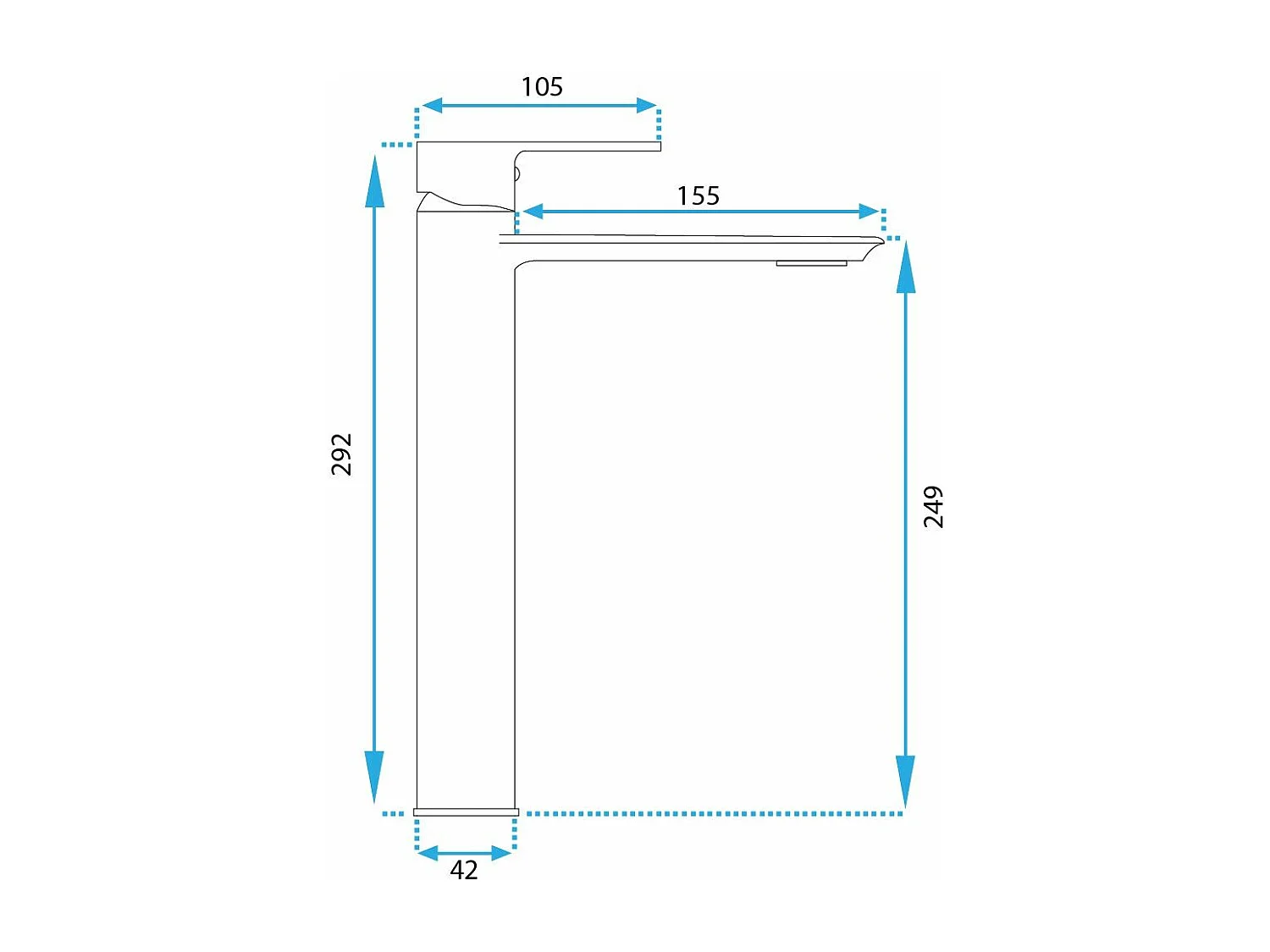 Waschbeckenarmatur Rea My2102-21G Veneta High Gold