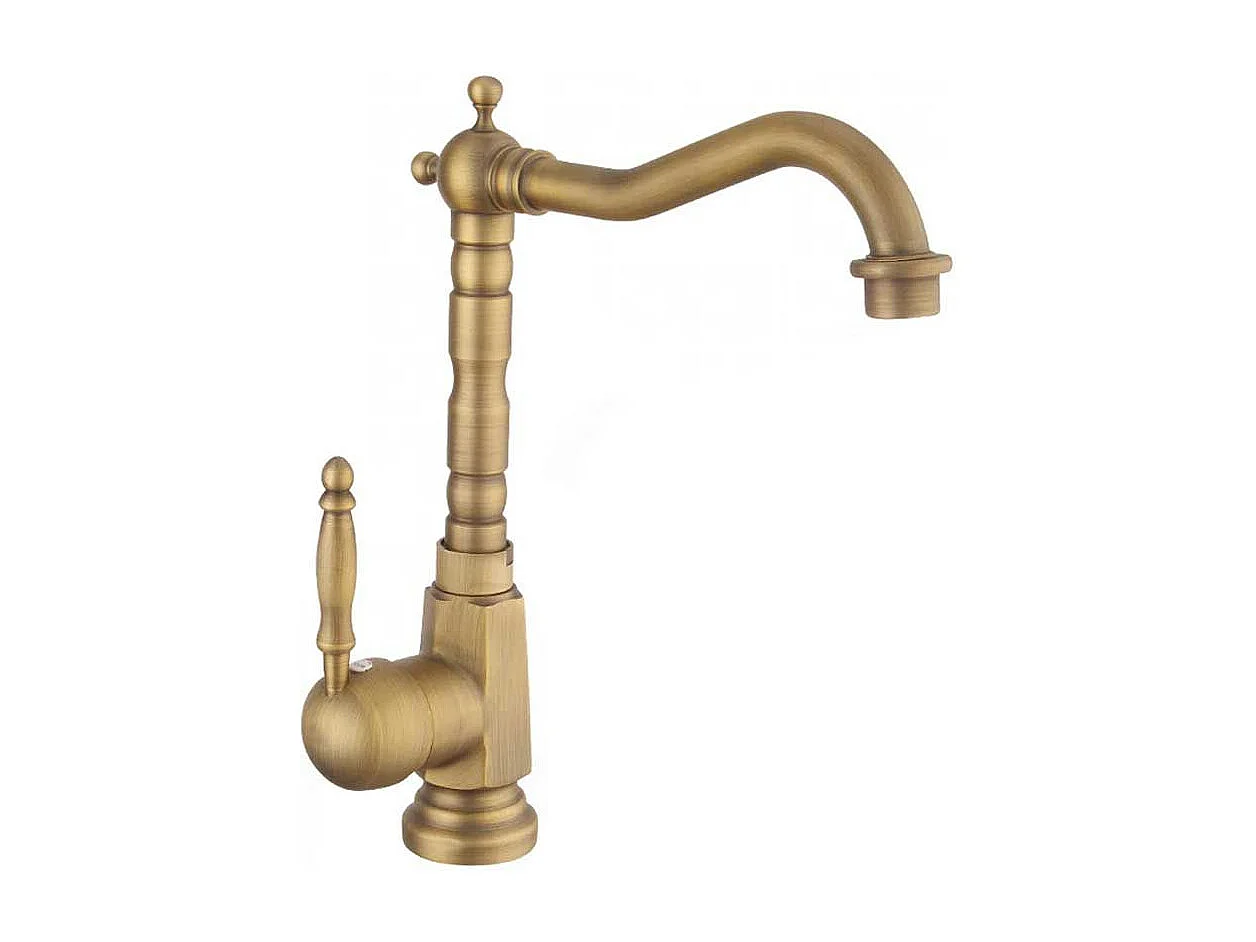 Wastafelkraan Rea Bona High Brush Gold