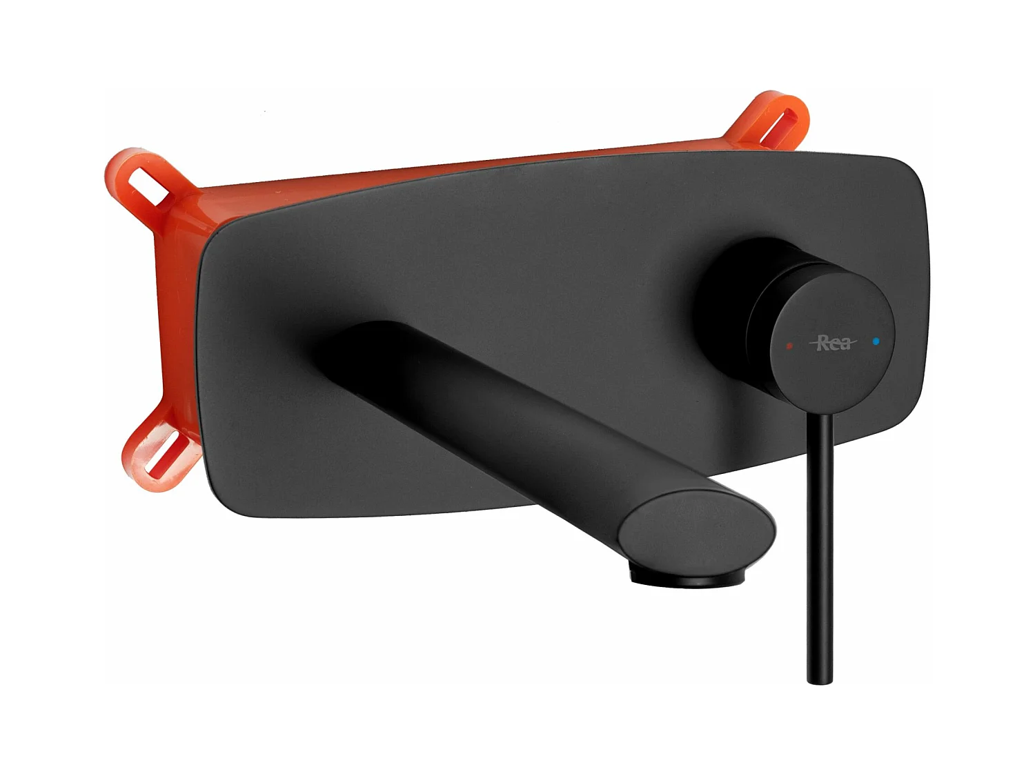 Robinet Encastré Rea Oval Black + Box