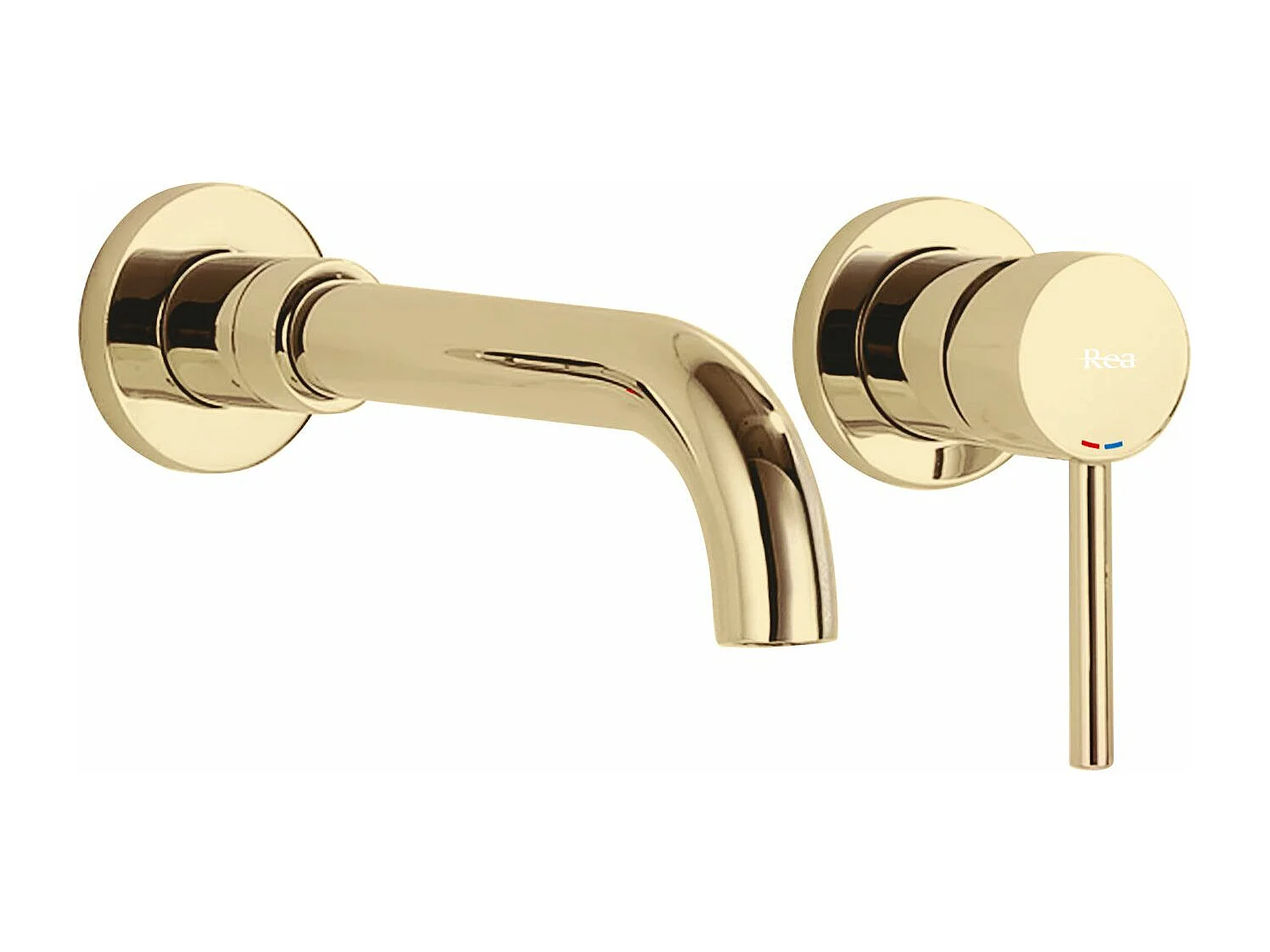 Inbouwmengkraan Rea Lungo Long Gold + Box