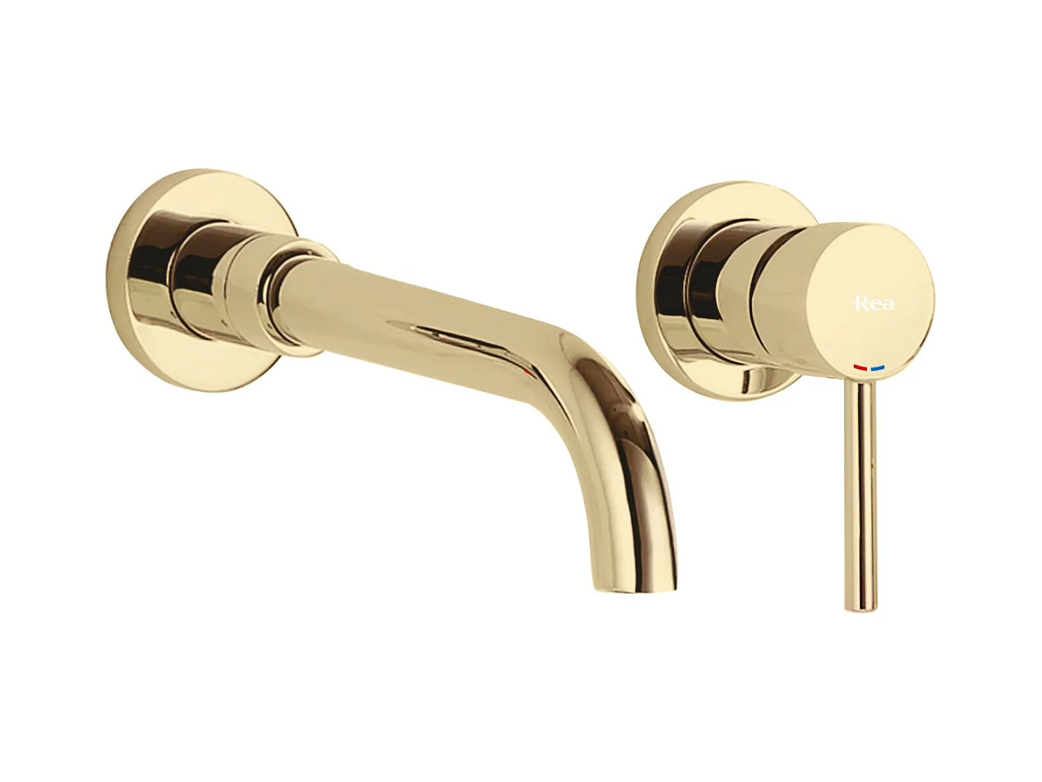 Inbouwmengkraan Rea Lungo Long Gold + Box