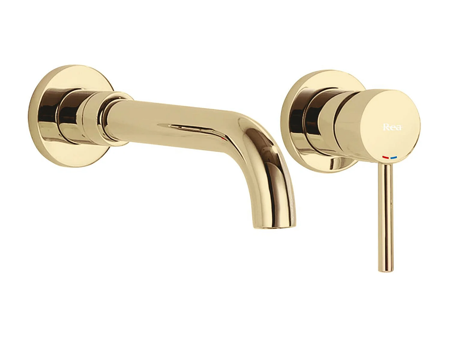 Rubinetto Da Parete Rea Lungo Long Gold + Box