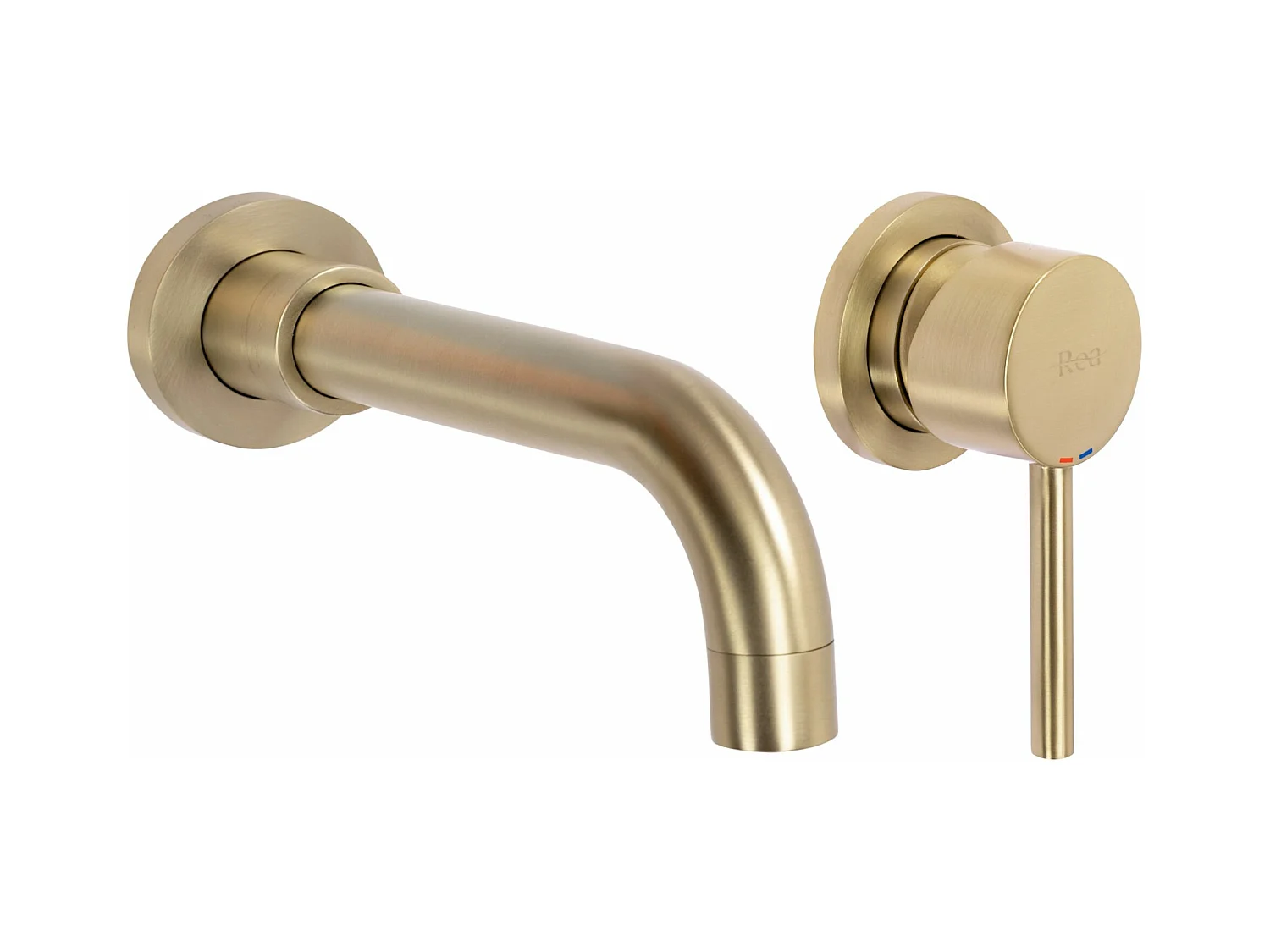 Robinet Mural Rea Lungo Long Brush Gold + Box