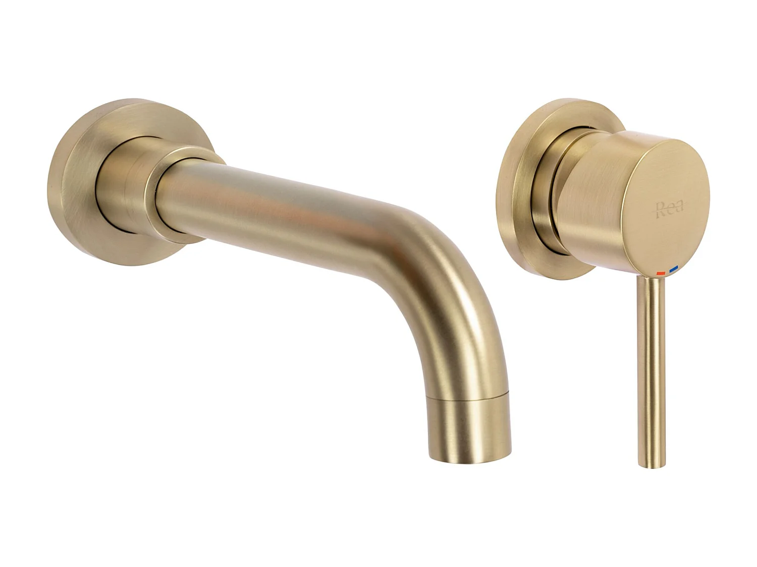 Robinet Mural Rea Lungo Long Brush Gold + Box