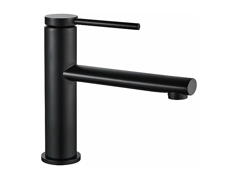 Rubinetto Da Lavabo Rea Oval Low Black