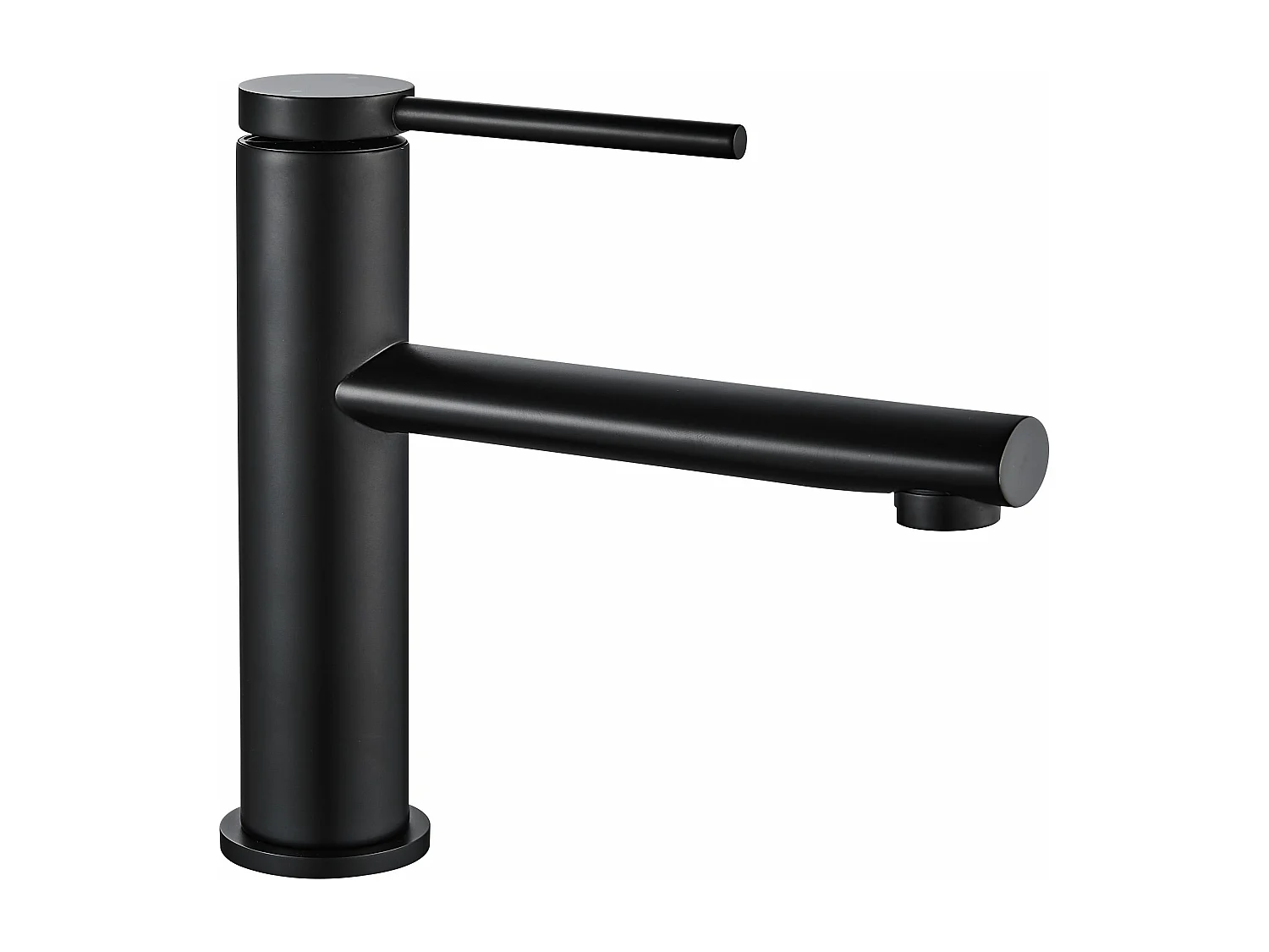Rubinetto Da Lavabo Rea Oval Low Black