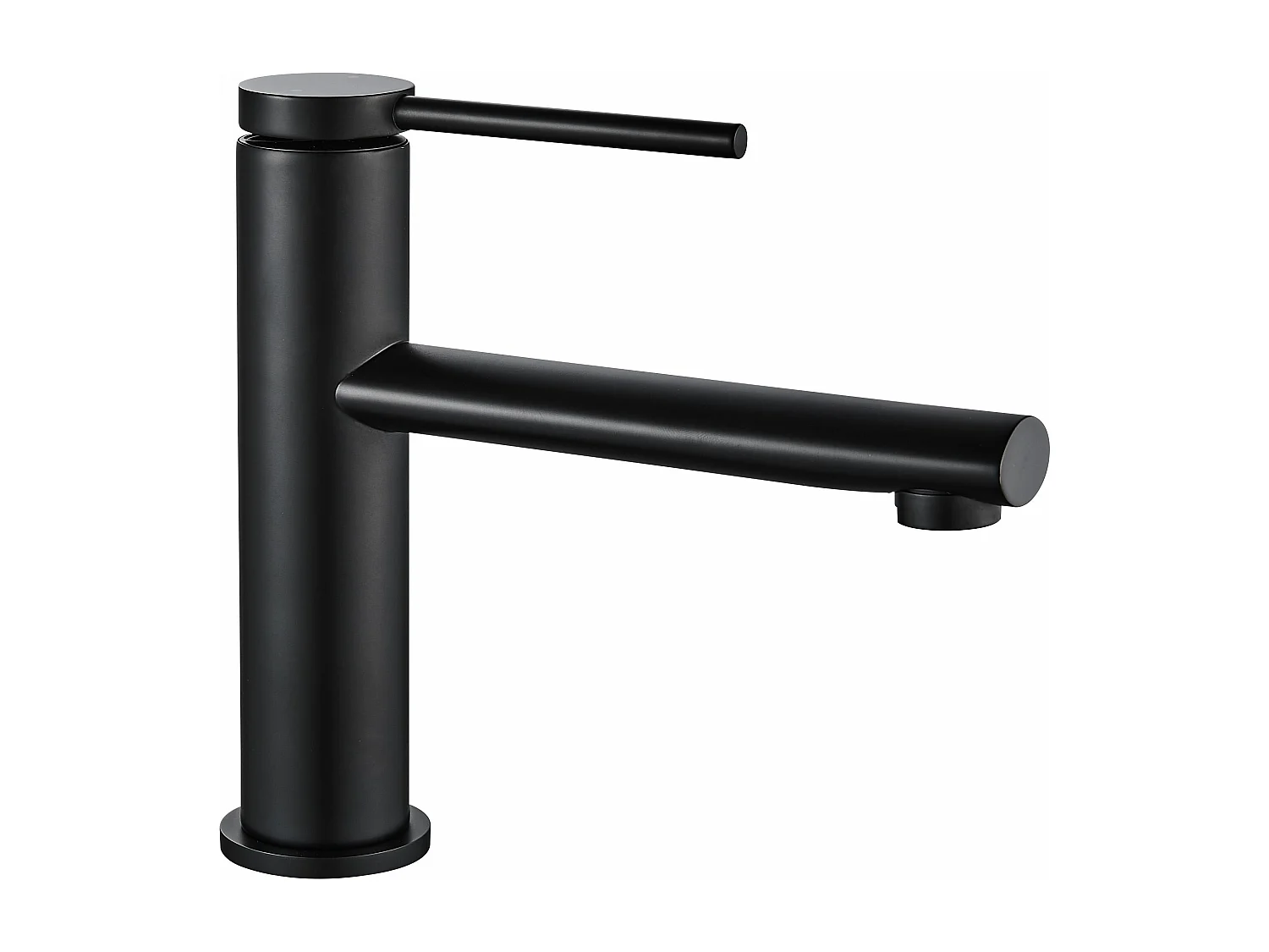 Rubinetto Da Lavabo Rea Oval Low Black