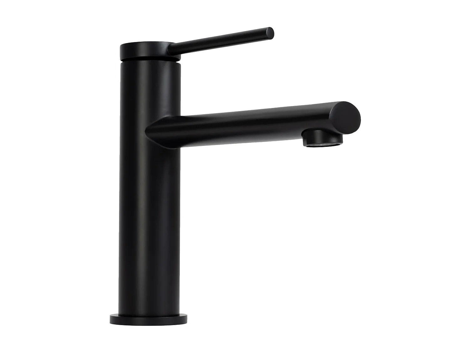 Rubinetto Da Lavabo Rea Oval Low Black