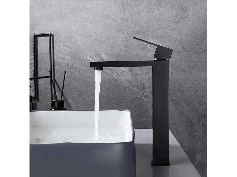 Wastafelkraan Rea Fenix High Black