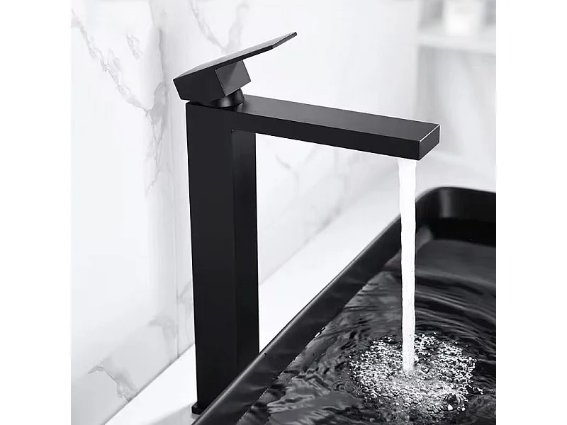 Wastafelkraan Rea Fenix High Black