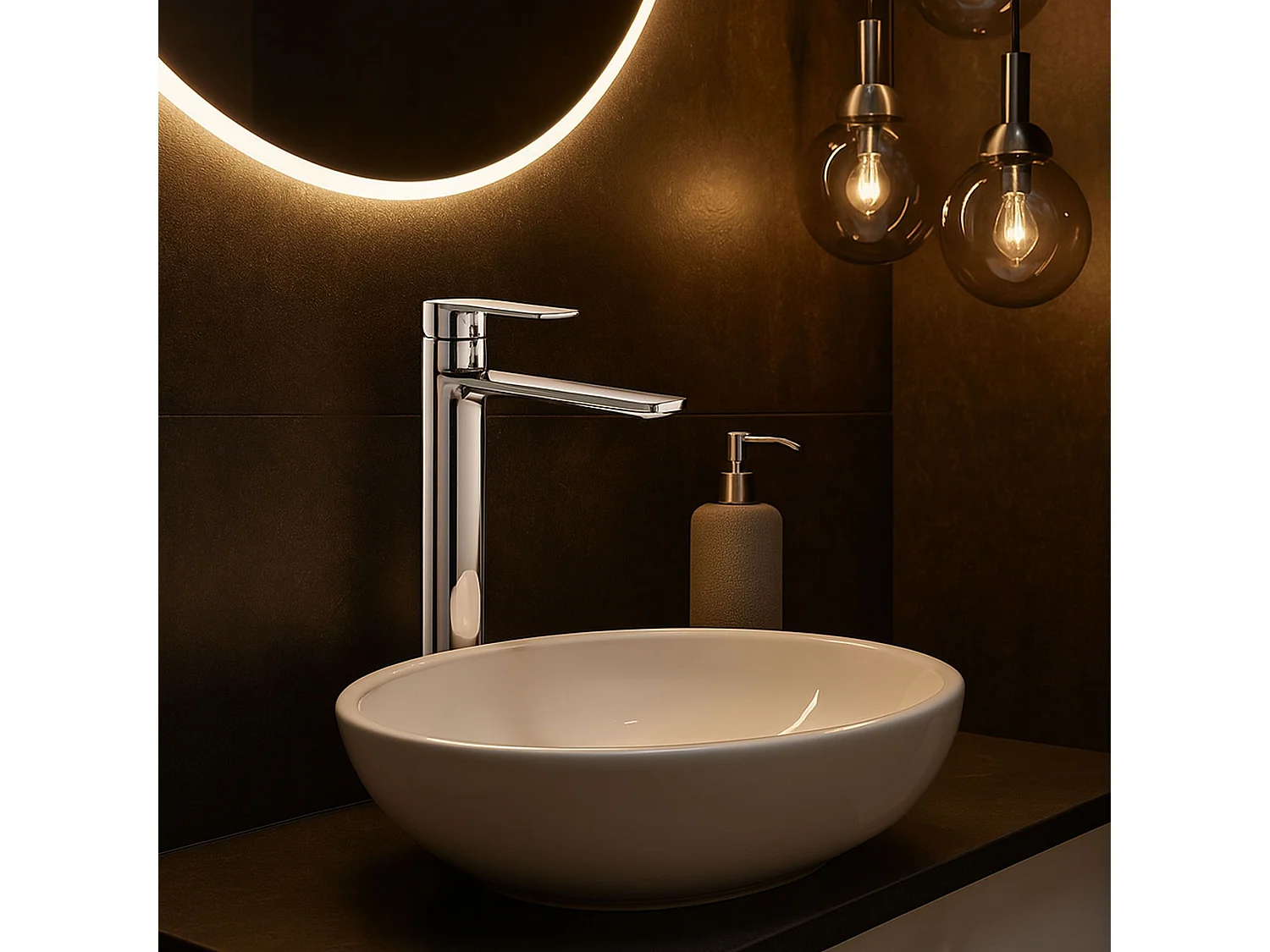 Robinet De Lavabo Rea My1902-21C Storm High Chrome