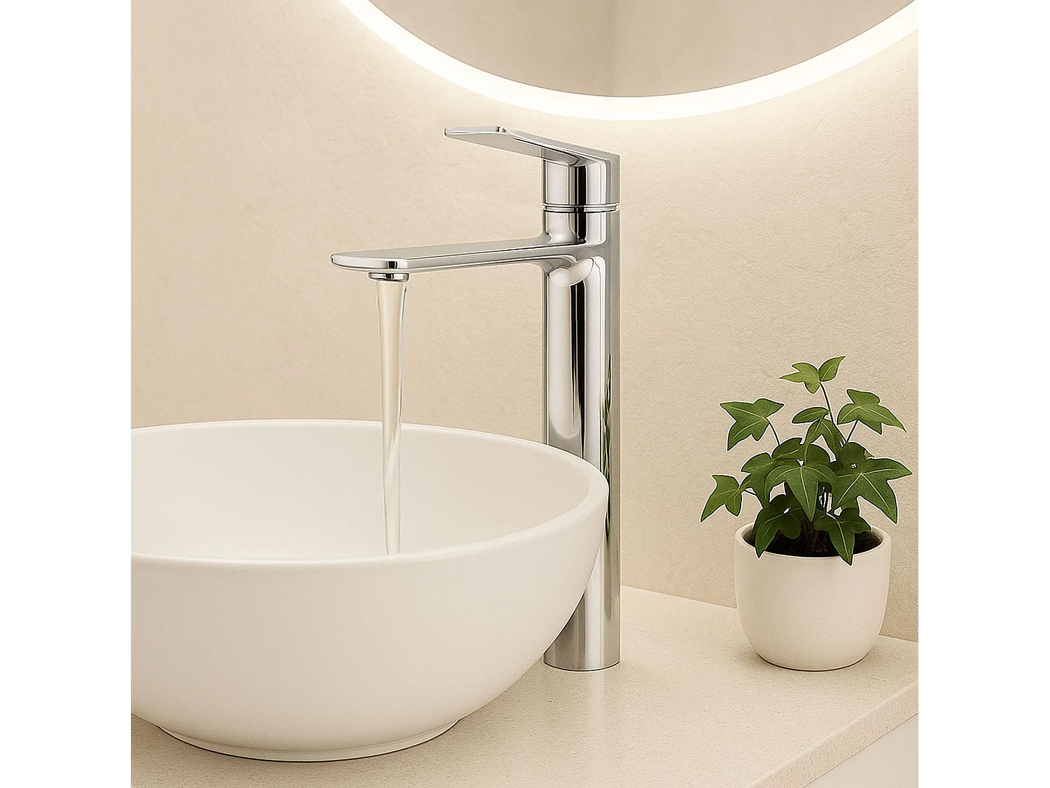 Robinet De Lavabo Rea My1902-21C Storm High Chrome