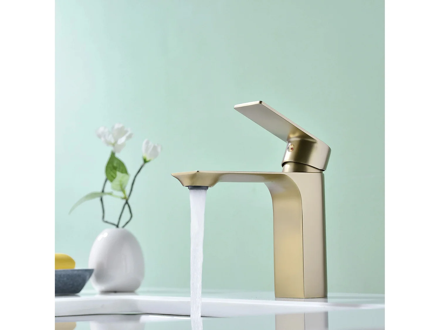 Robinet De Lavabo Rea My1802-2G Urban Low Gold