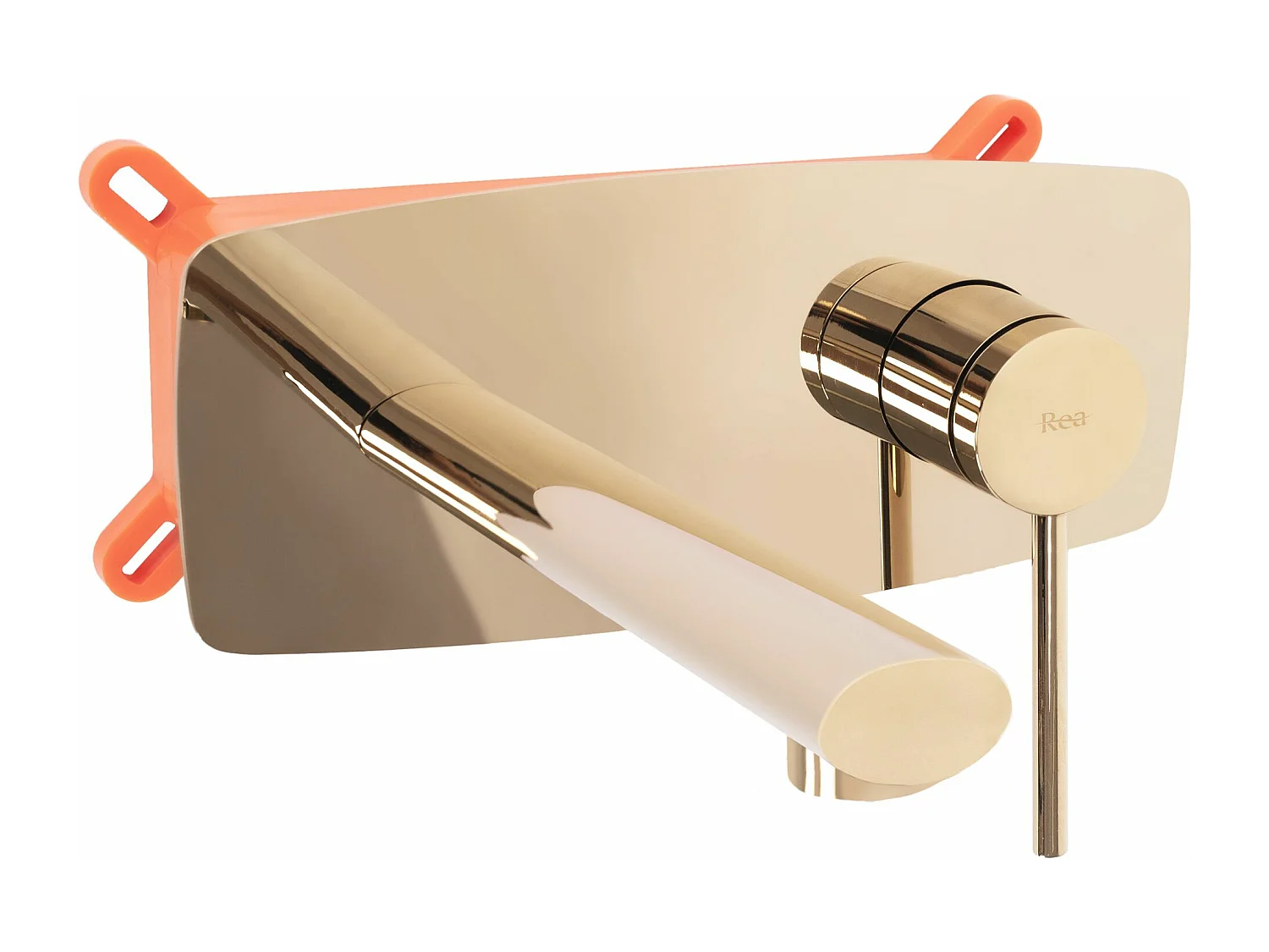 Inbouw Wastafelkraan Rea Oval Gold + Box