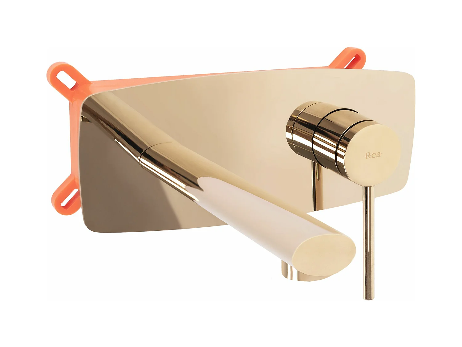 Inbouw Wastafelkraan Rea Oval Gold + Box