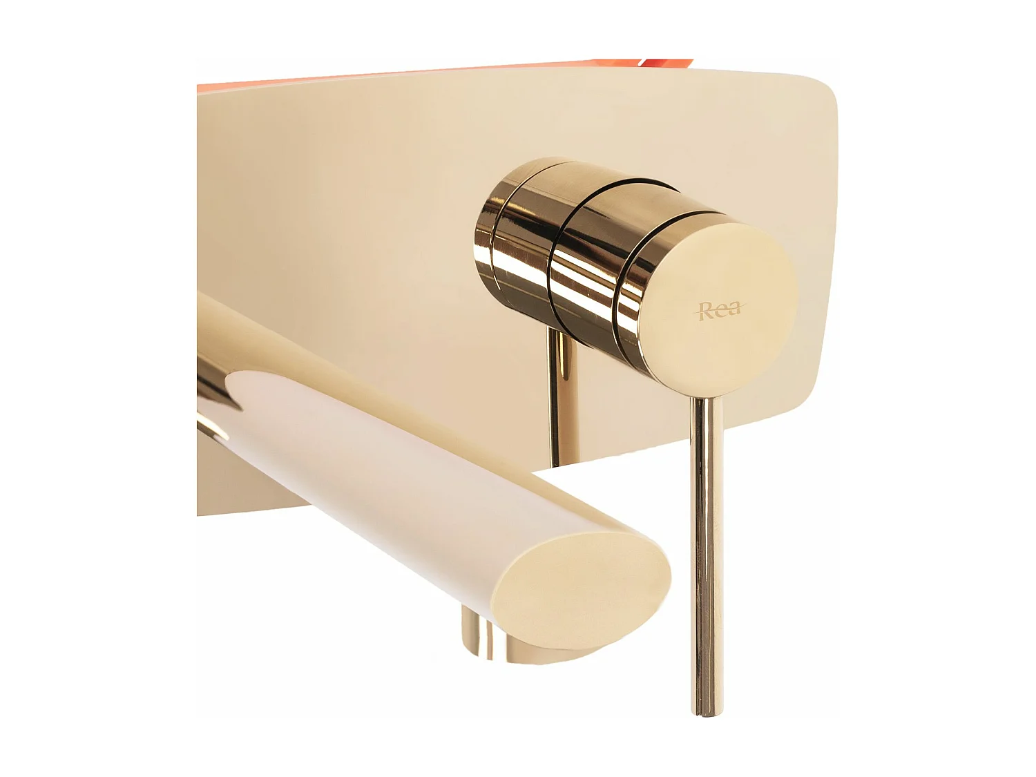 Torneira Oculta Para Lavatório Rea Oval Gold + Box