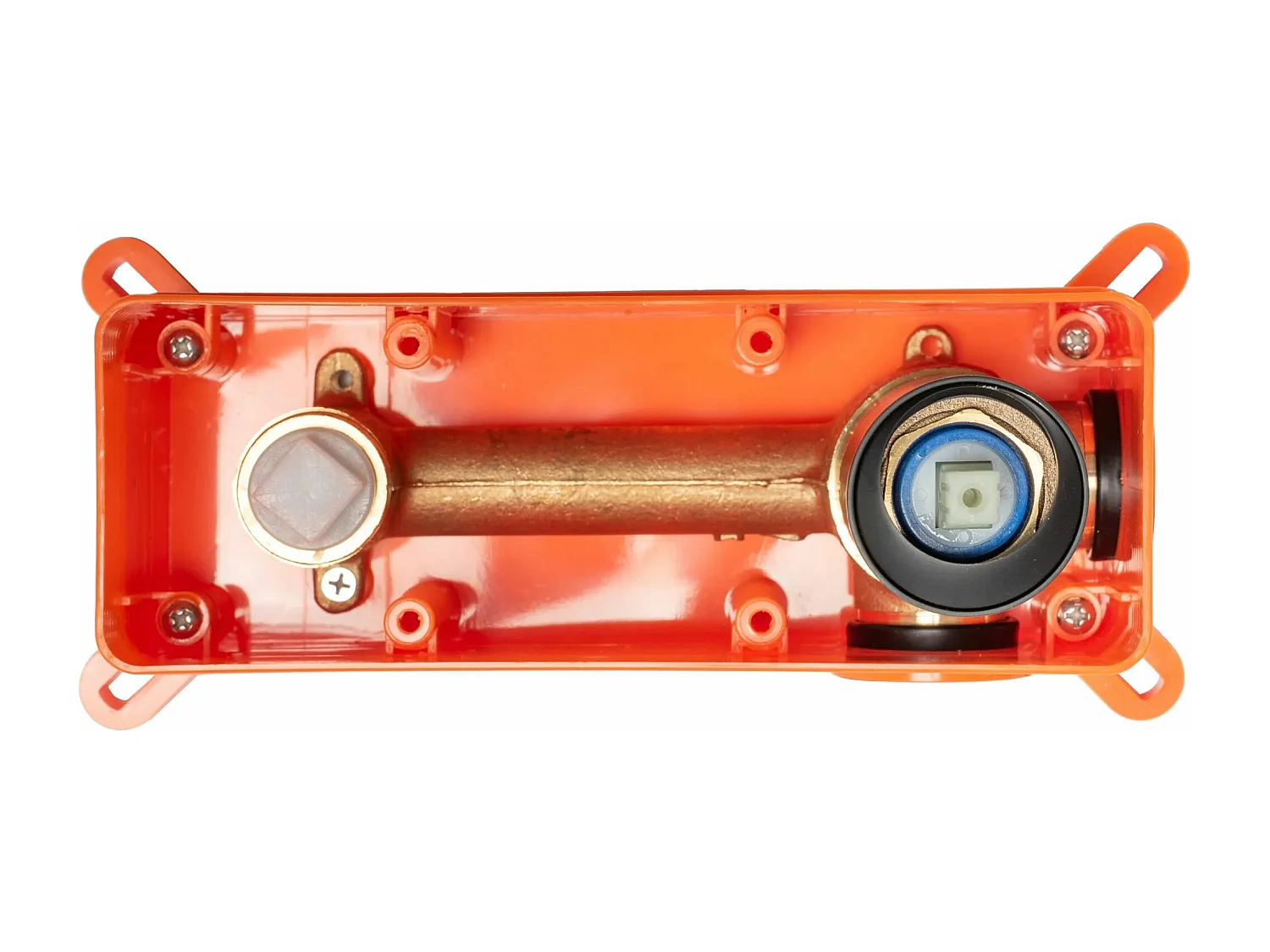 Torneira Oculta Para Lavatório Rea Oval Gold + Box