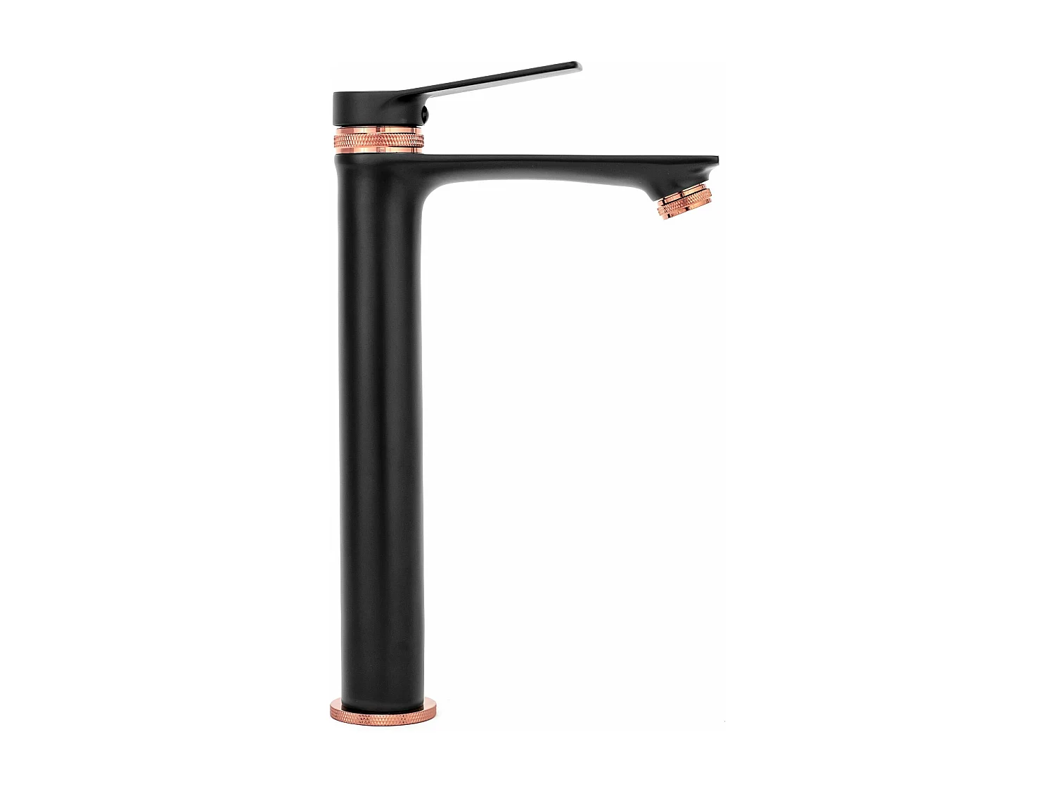Rubinetto Da Lavabo Rea Js-634901-1Rgb Viral High Black/Rose Gold