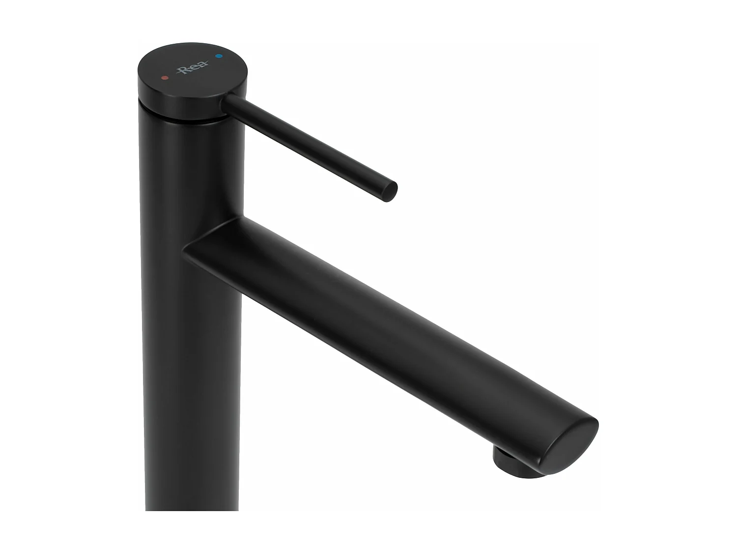 Waschbeckenarmatur Rea Oval High Black