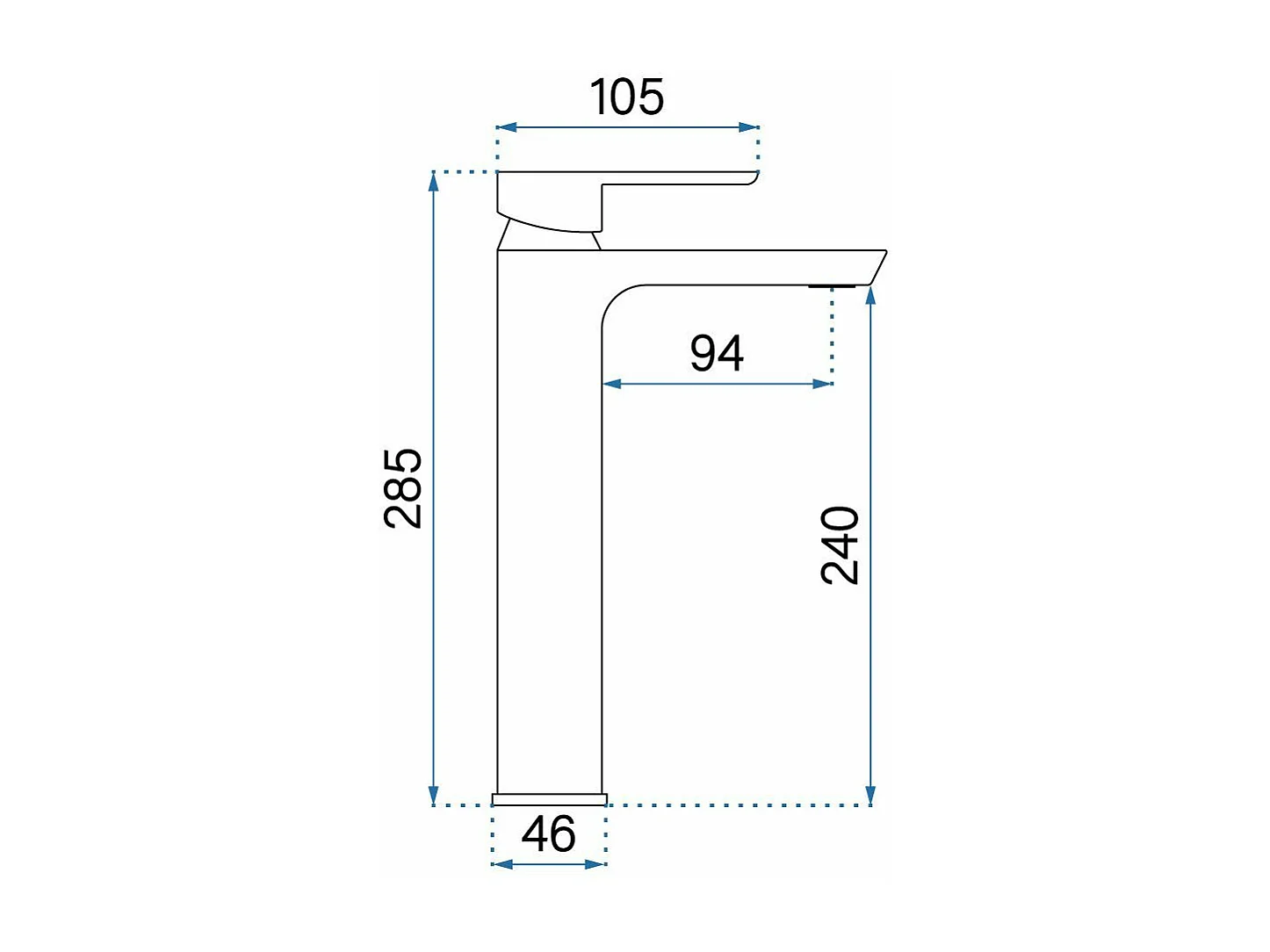 Robinet De Lavabo Rea My2021-21Gg Argus Brush Gold