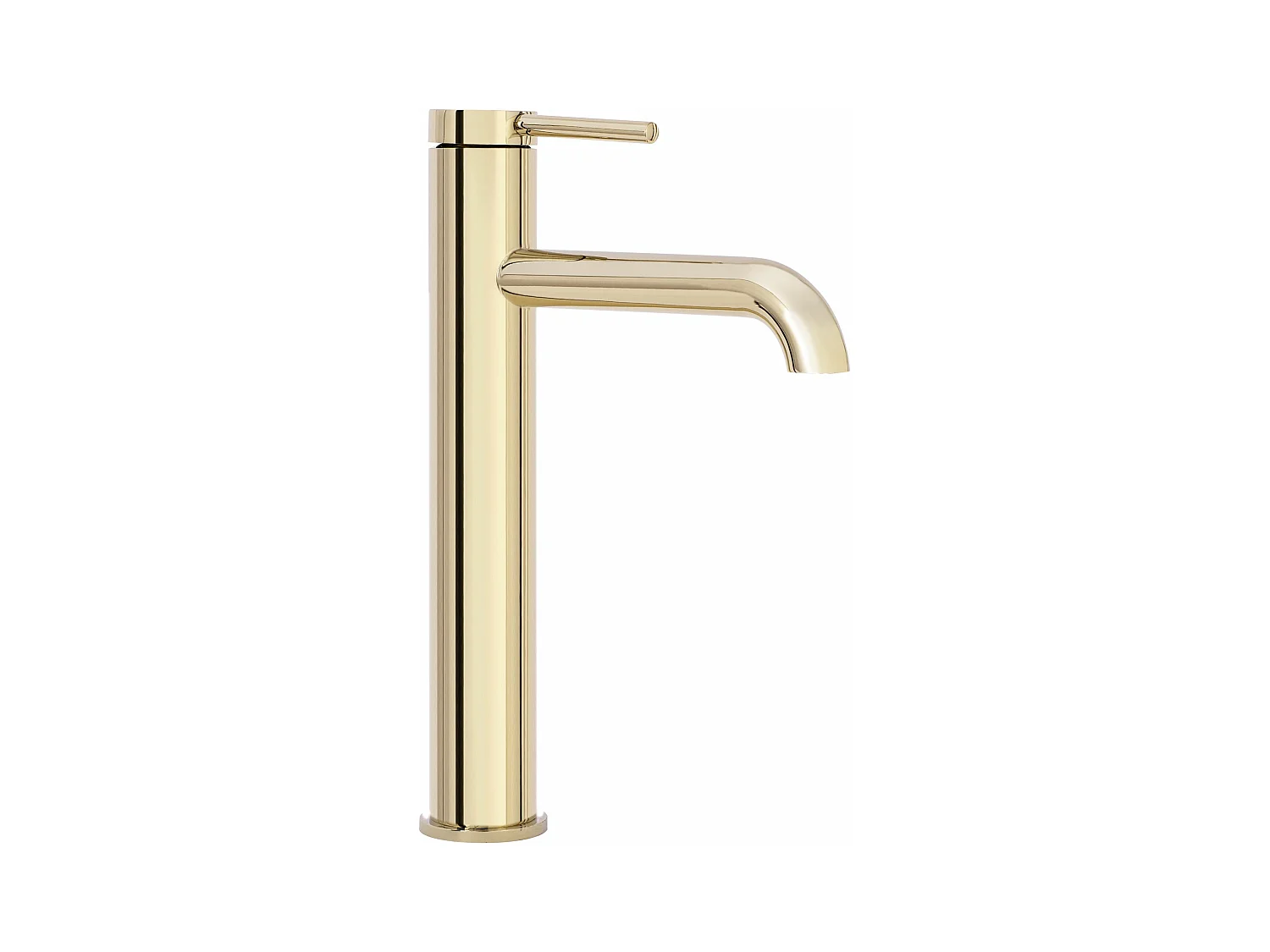 Robinet de lavabo REA JS-B801-1G Spot High Gold en laiton doré triple surface