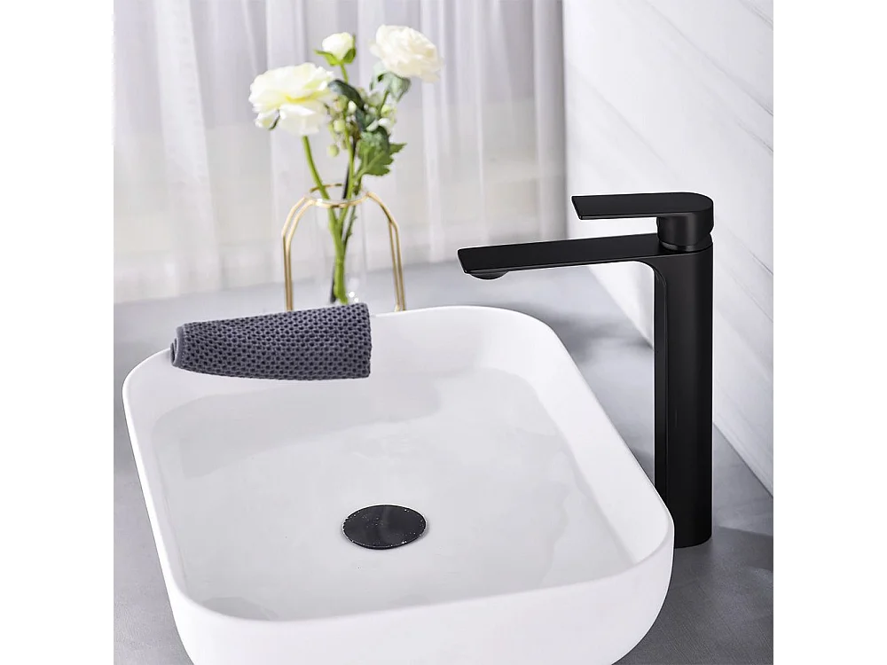 Robinet De Lavabo Rea My1802-21B Urban Black High