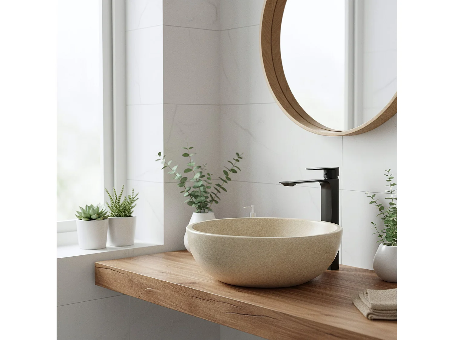 Robinet De Lavabo Rea My1802-21B Urban Black High