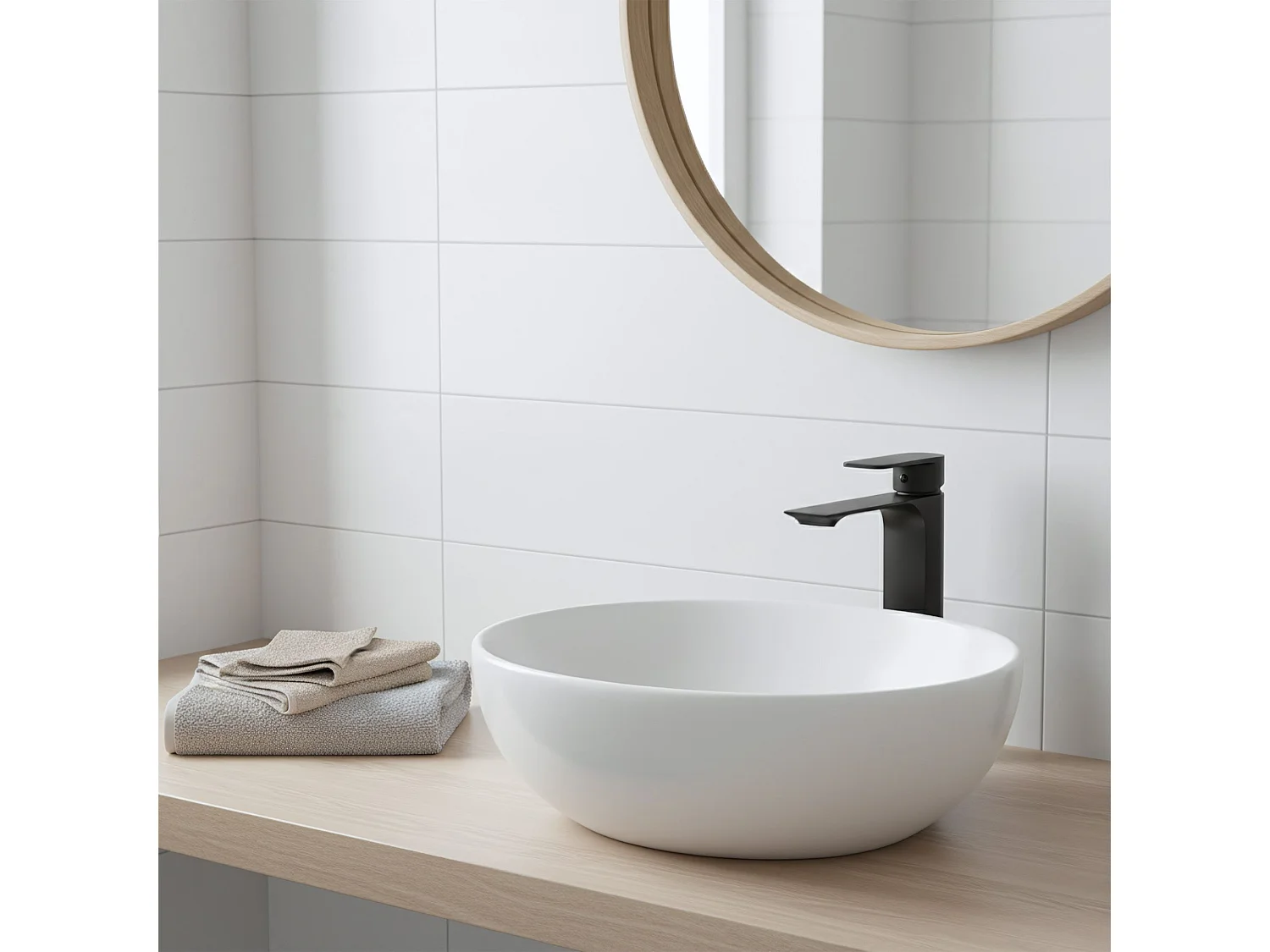 Robinet De Lavabo Rea My1802-21B Urban Black High