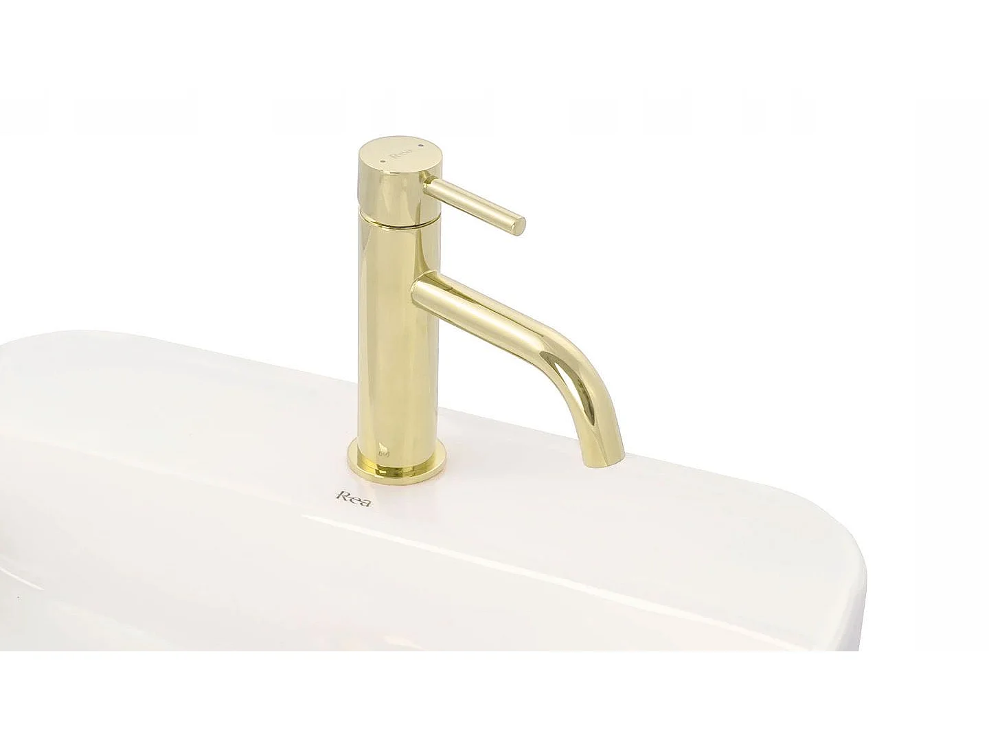 Robinet De Lavabo Rea Lungo Low Gold