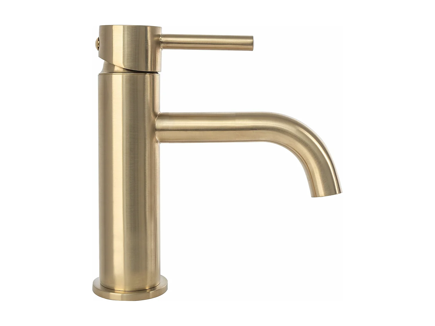 Robinet De Lavabo Rea Lungo Low Brush Gold