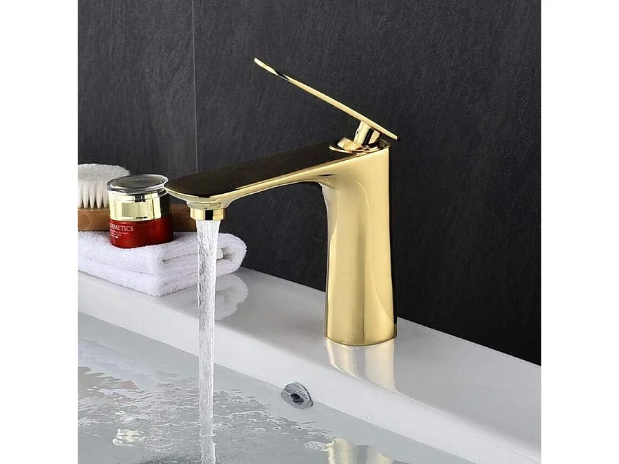 Robinet De Lavabo Rea Js-620901G Berg Low Gold