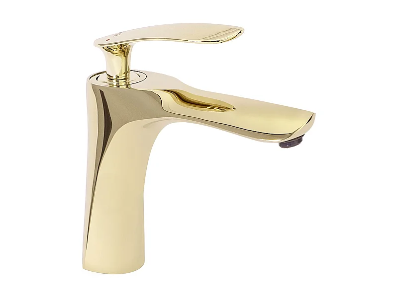 Robinet De Lavabo Rea Orbit Low Gold