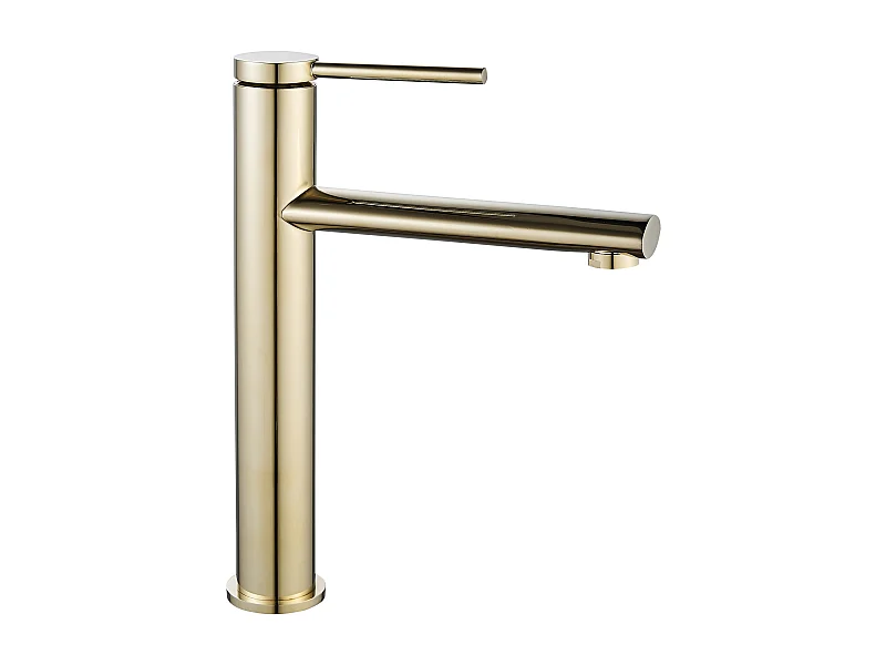 Robinet De Lavabo Rea Oval High Gold