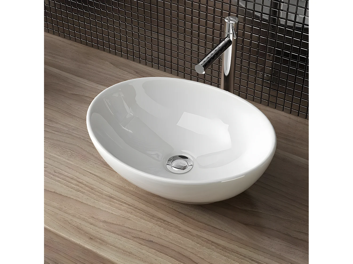 Robinet De Lavabo Rea Tess High Chrome