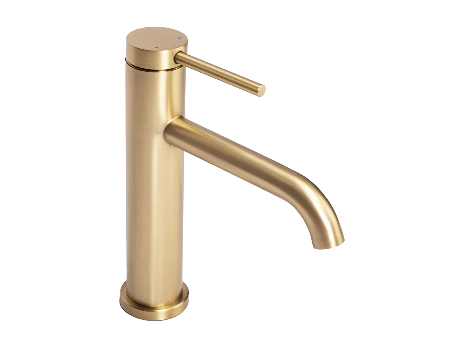 Robinet De Lavabo Rea Js-B311Bg Clif Low Brush Gold