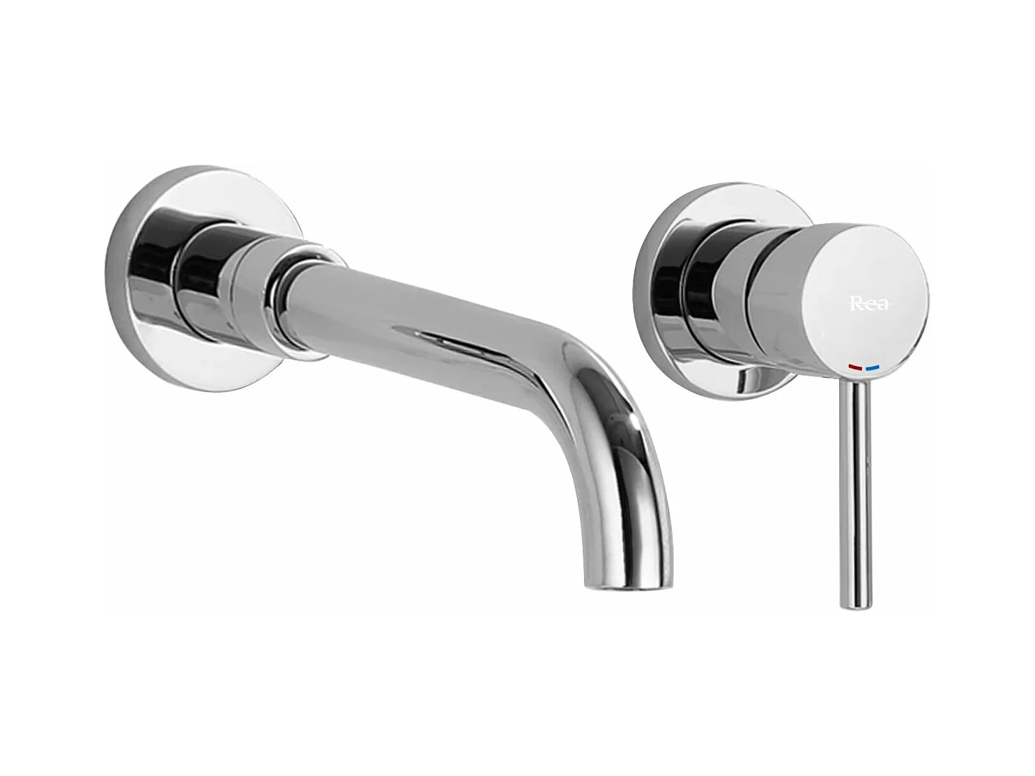 Robinet Mural Rea Lungo Long Chrome + Box