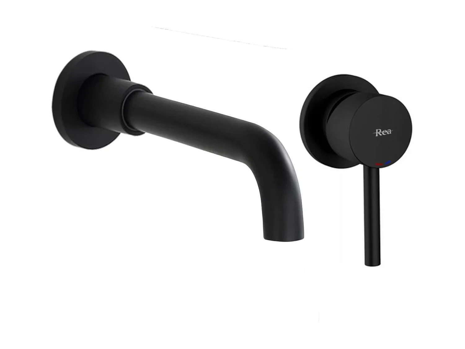 Grifo Empotrado Oculto Rea Lungo Long Black + Box