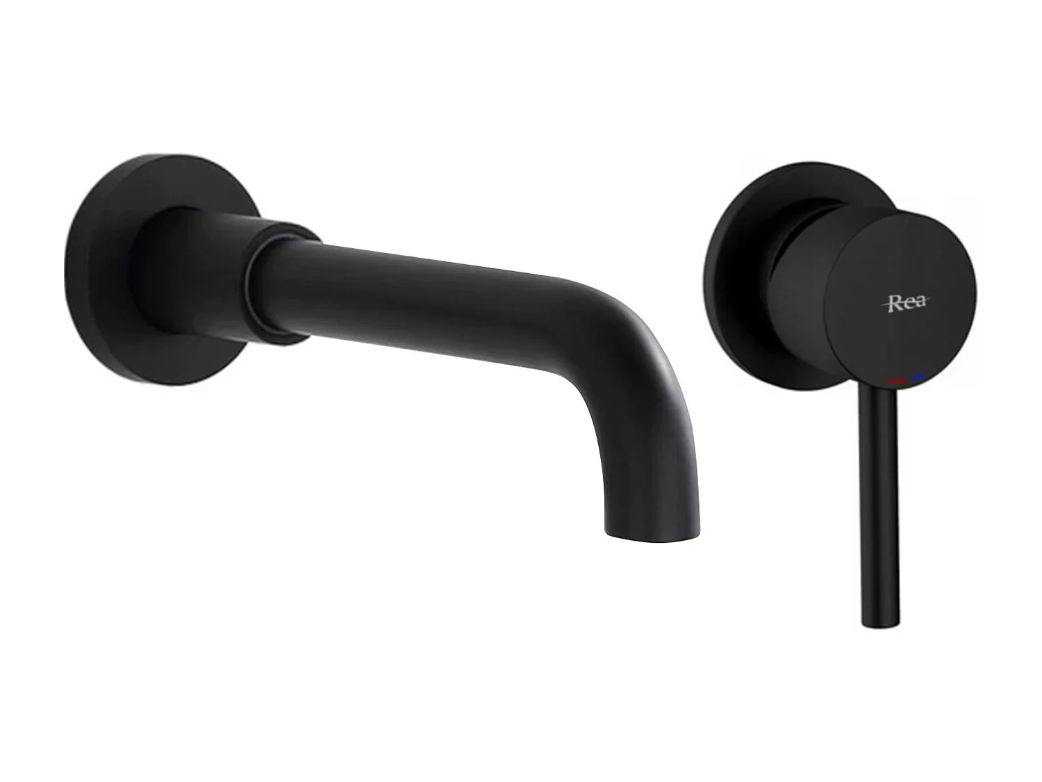 Grifo Empotrado Oculto Rea Lungo Long Black + Box