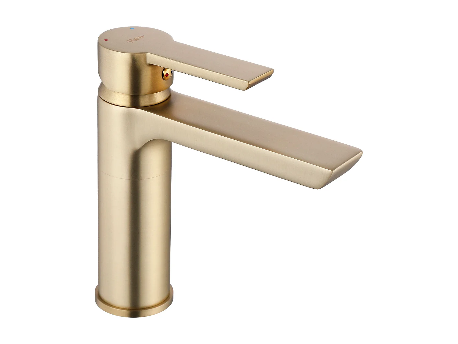 Grifo De Lavabo Rea My2021-2Gg Argus Low Brush Gold