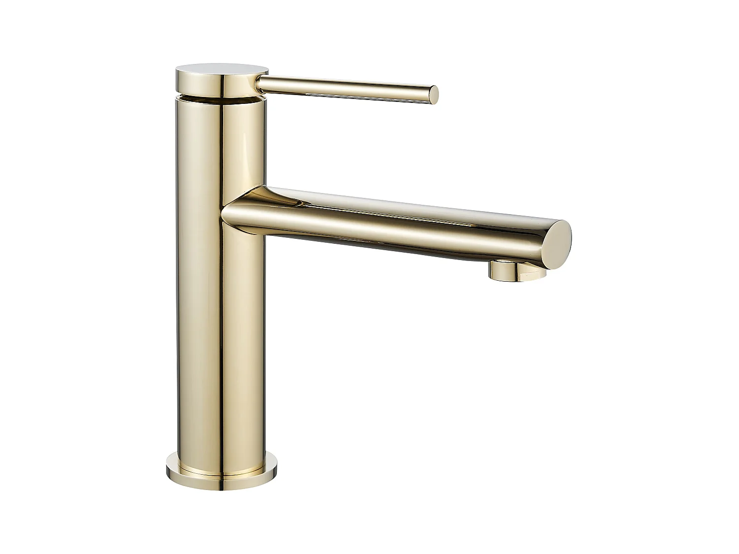 Wastafelkraan Rea Oval Low Gold