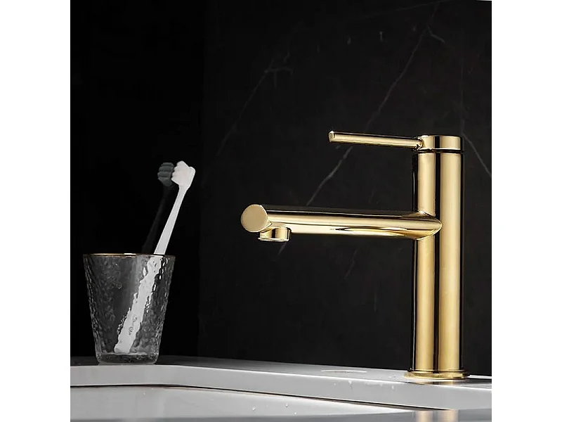 Grifo De Baño Rea Oval Low Gold