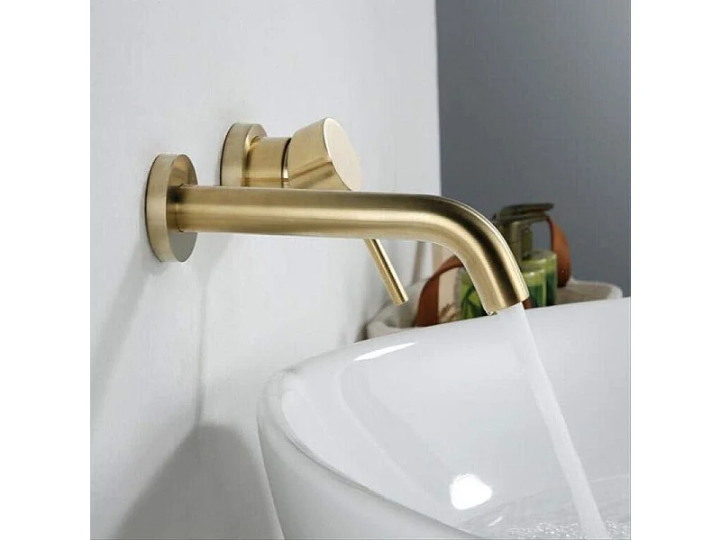 Inbouwmengkraan Rea Lungo Brush Gold + Box