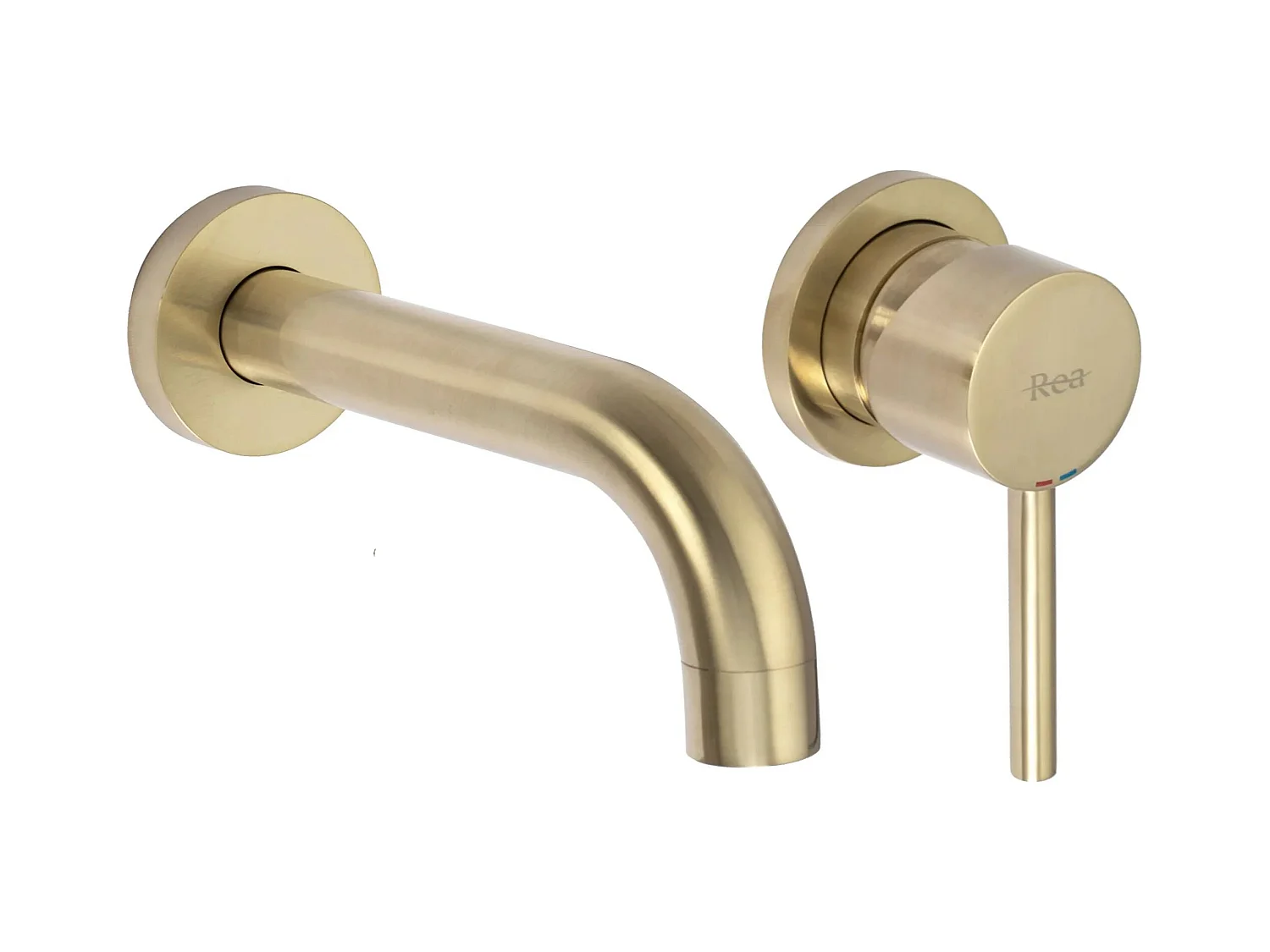 Robinet Mural Rea Lungo Brush Gold + Box