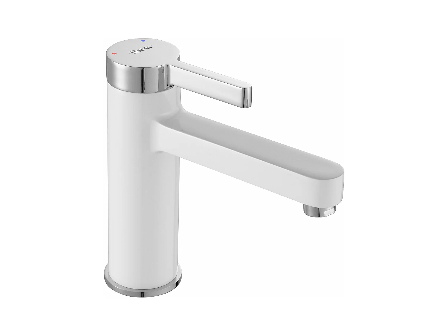 Robinet De Lavabo Rea My1806-2Cw Polo Low White/Chrome
