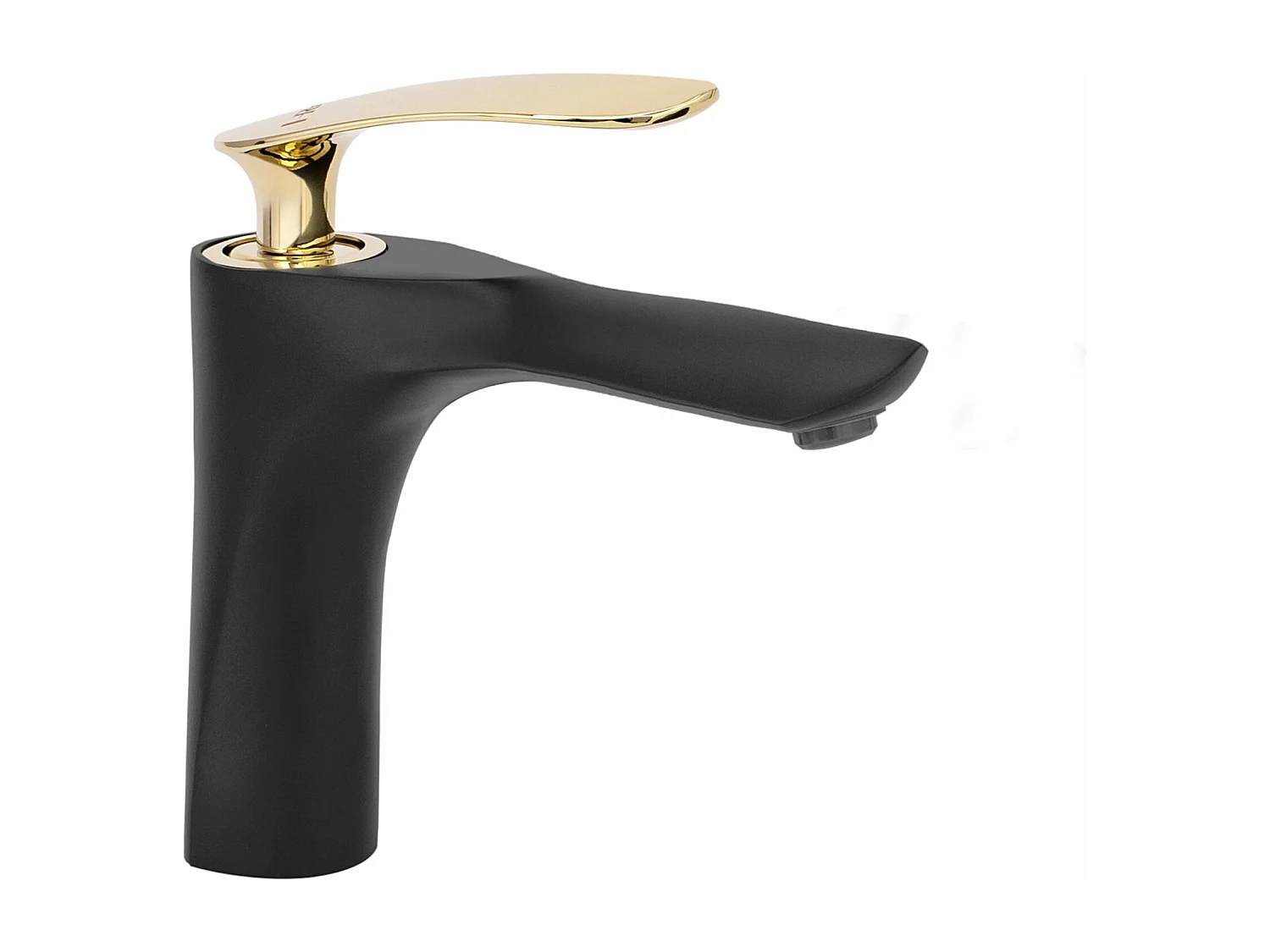 Grifo De Baño Rea Orbit Low Black/Gold