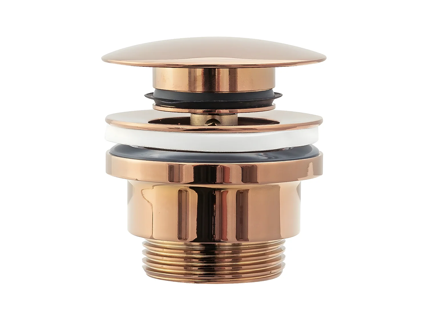 Bonde De Lavabo Universel Clic-Clac Rea Rose Gold