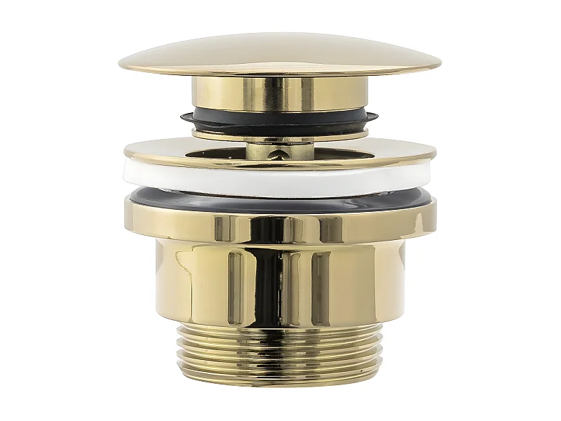 Bonde de lavabo universel clic-clac REA GOLD avec liège protégé contre la corrosion