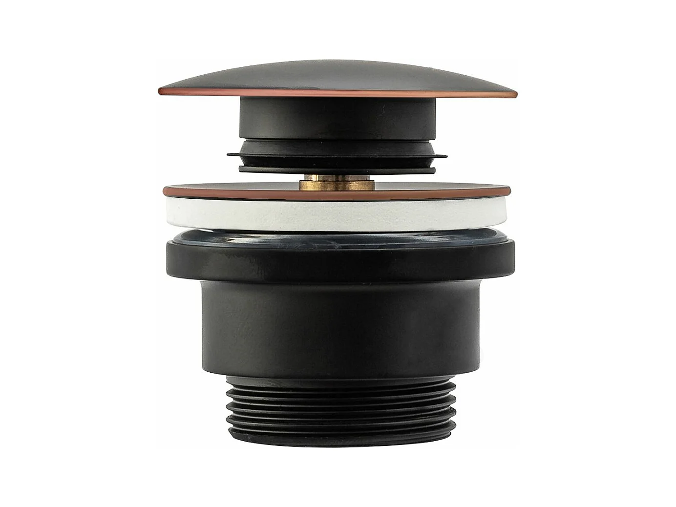 Tappo Per Lavabo Universale Klik-Klak Rea Black Old